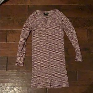 Purple and white 3/4 t shirt